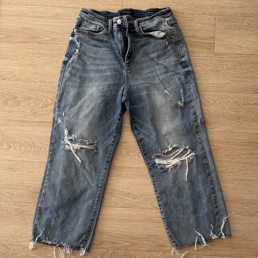 Judy Blue Wide Leg Jeans